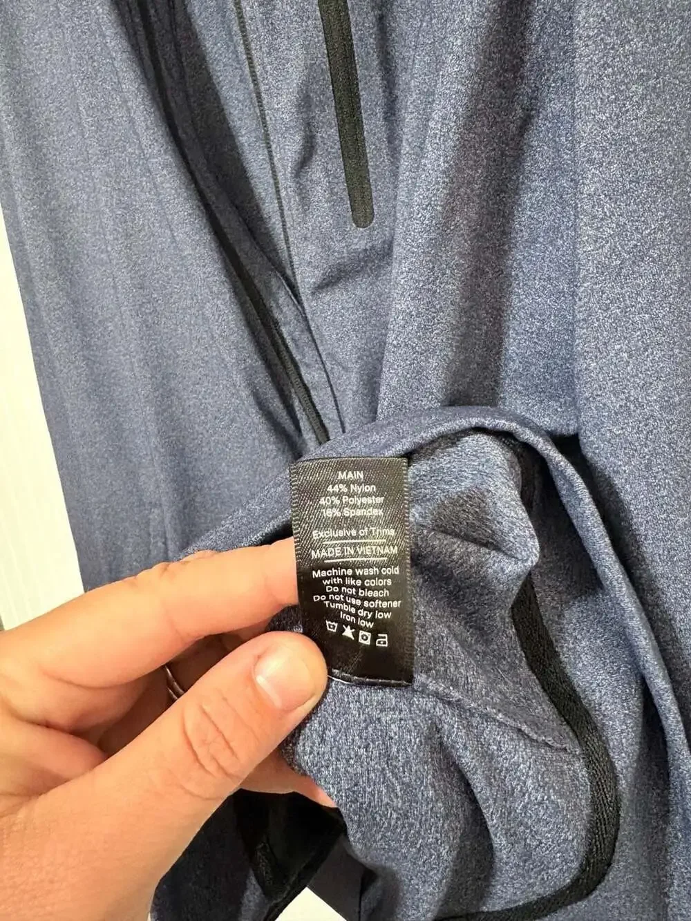 Public Rec All Day Every Day Full Zip Jacket Heather Blue XL